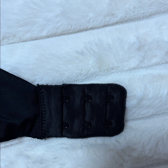 Victoria's Secret Black Bra with Pink Lace Overlay - Picture 3 of 6